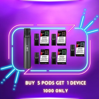 BUY 5 PODS GET 1 DEVICE FOR 1000 ONLY!