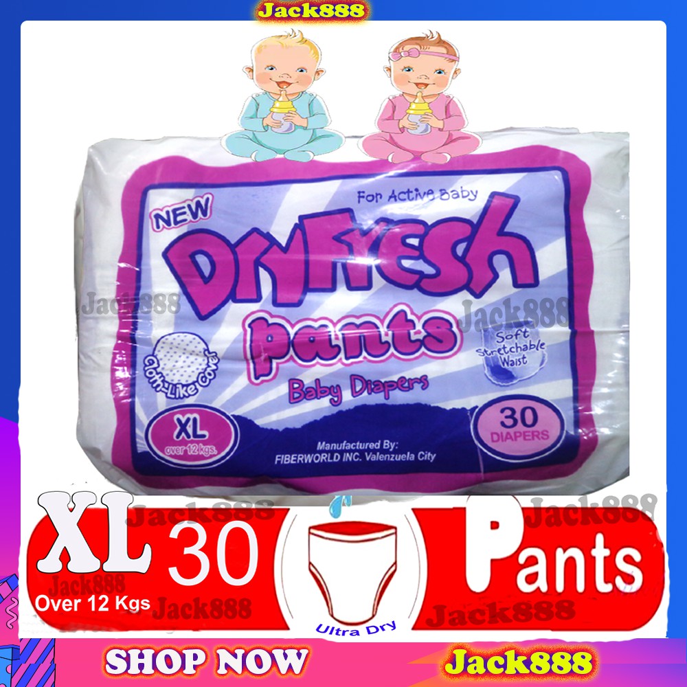 Dryfresh Baby Pants Diaper ( Extra large ) Shopee Philippines