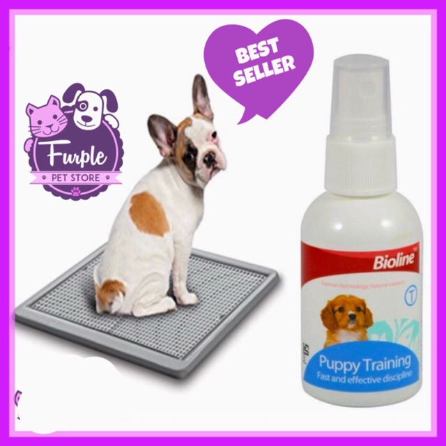 Bioline puppy training store spray