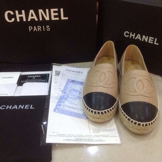 authentic chanel espadrilles