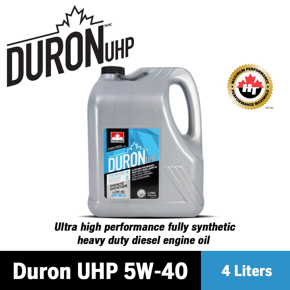 Petro-Canada Lubricants Duron UHP 5W-40 (4 Liters) | Shopee Philippines