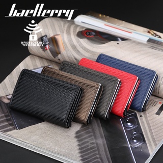 Baellerry Men's Card Holder Anti-theft Swipe Card Case Rfid Short Automatic Pop-up Card Wallet for Men #7