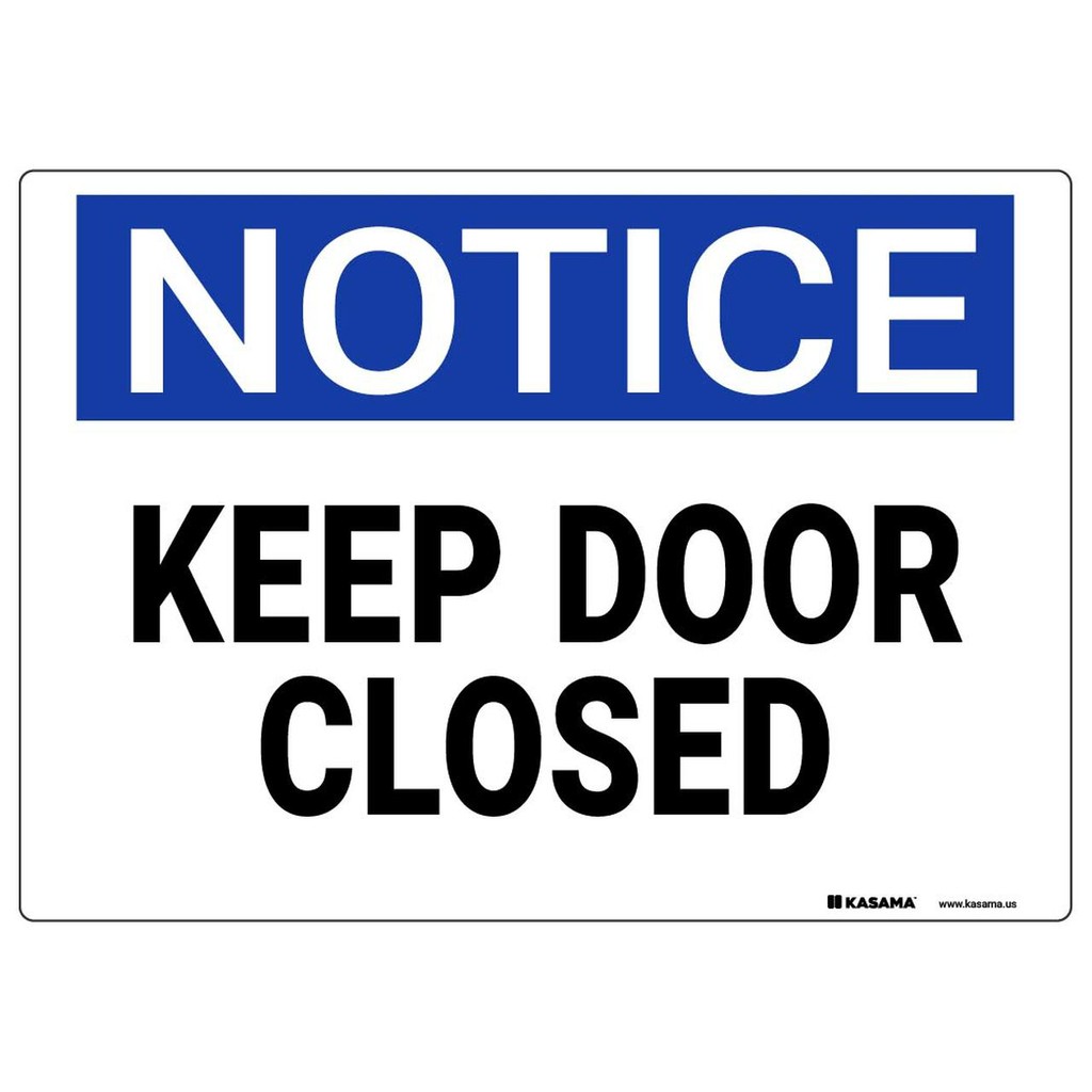 Laminated Signages | Keep Door Closed | Signage | Sign Boards | Shopee ...