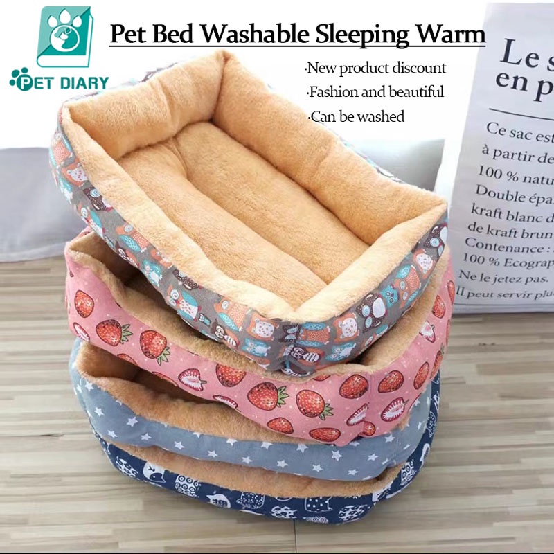 Pet Bed Mat Cat Bed Dog Bed Washable Sleeping Warm Soft Pet Mat Cat Mat ...