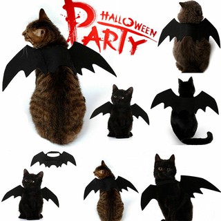 27Pets New Halloween Pet Dog Costumes Bat Wings Vampire Black Cute Fancy Dress Up Halloween Pet Dog Cat Costume