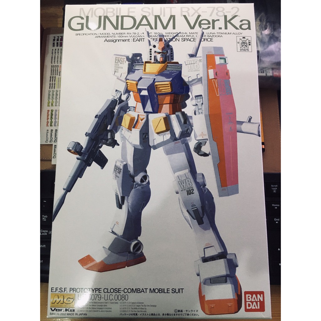 Gundam Mg Rx 78 2 Ver Ka Shopee Philippines