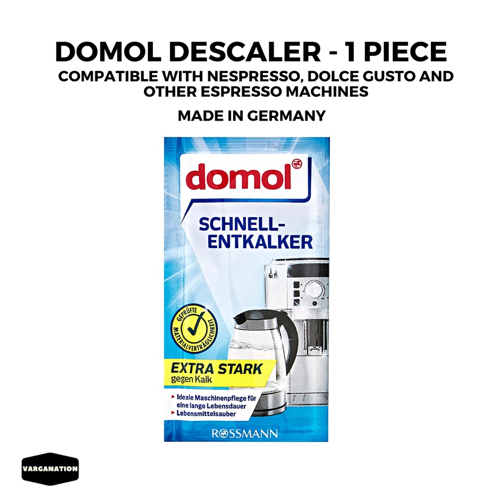 1x DOMOL Quick Descaler Made in Germany for nespresso dolce gusto urnex