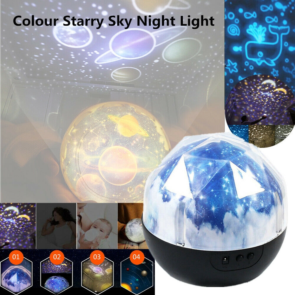 rotating projection night light