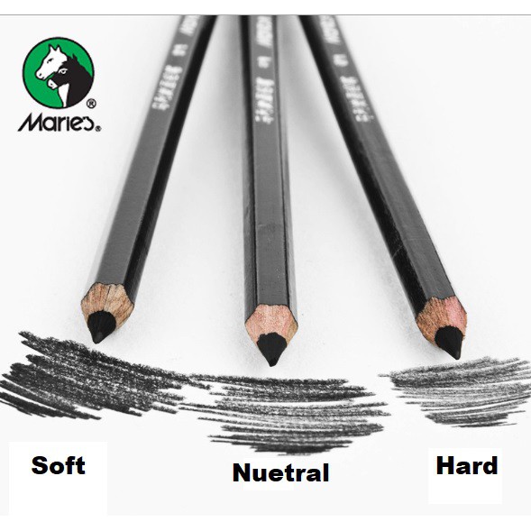1 piece Charcoal Professional Drawing Pencil Sketching Pencil / Soft