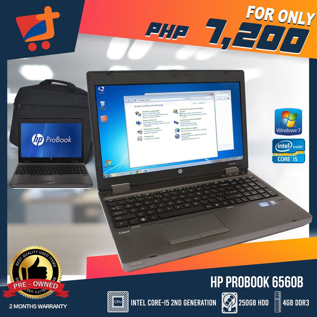 HP ProBook 6560B Intel Core i5 2nd Gen Notebook Laptop | Shopee Philippines