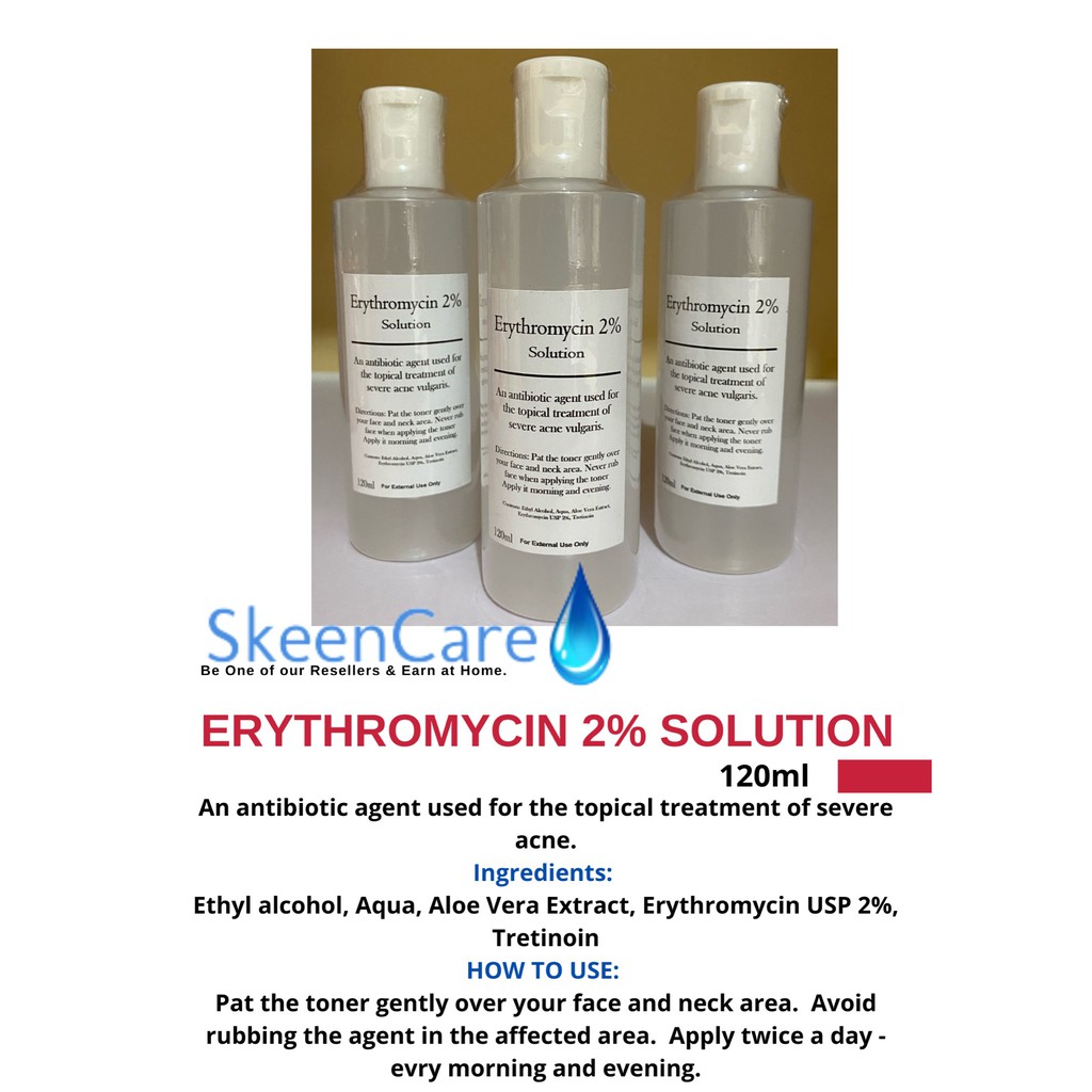 ERYTHROMYCIN 2 SOLUTION, 120ml Shopee Philippines
