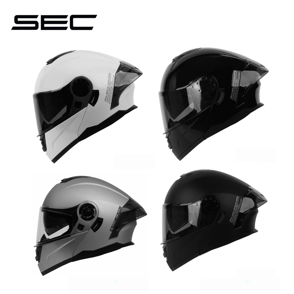 SEC Rise Version 2 Solid Matte Modular Dual Visor Helmet Shopee