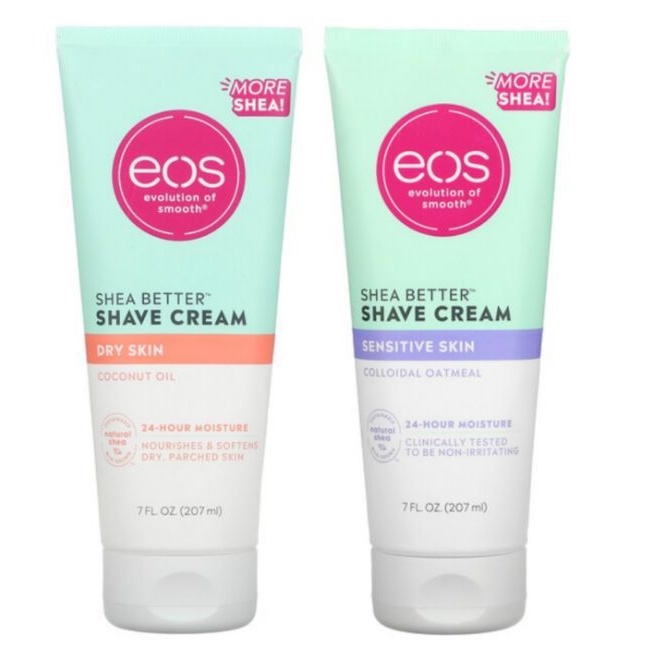 EOS Shea Better Shave Cream, Dry Skin / Sensitive Skin, Coconut Oil