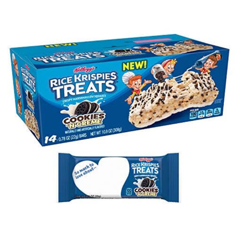 Kellogg's Rice Krispies Treats Cookies 'n Creme (22g) | Shopee Philippines