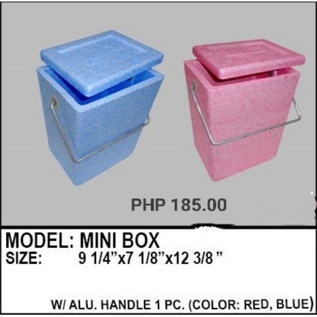 Styro Box-Mini Box Cooler | Shopee 