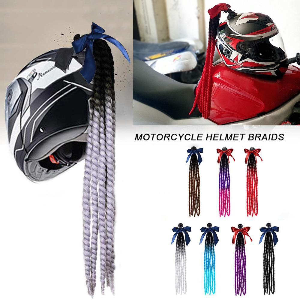 Motorcycle Helmet Braiding Hair Dreadlocks Hair Unisex Scattered