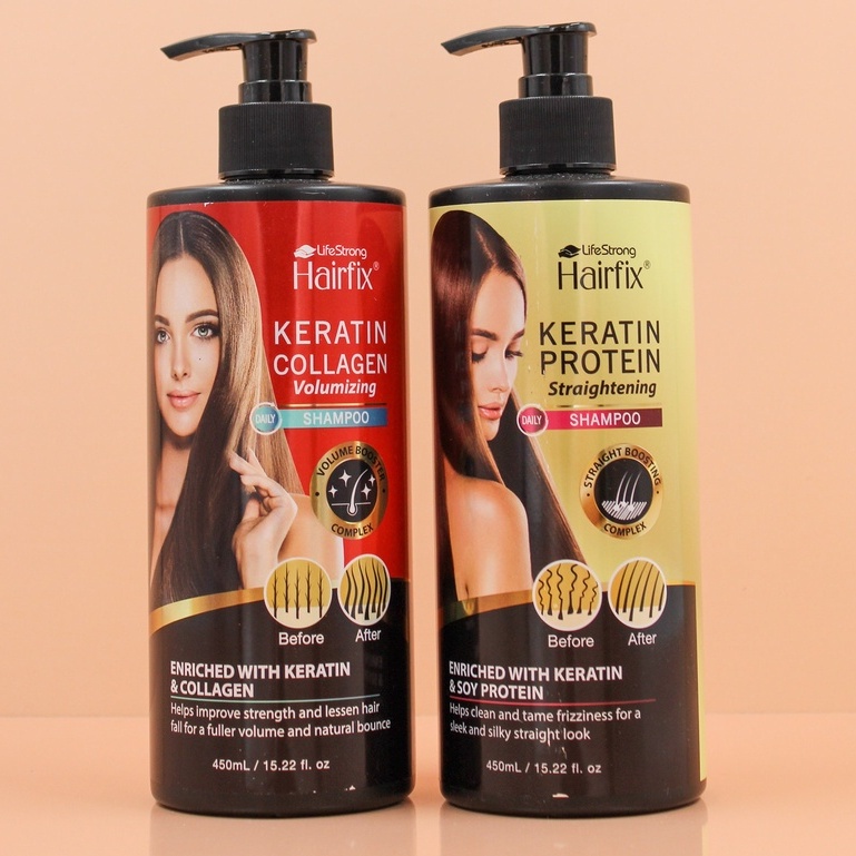 LifeStrong Hairfix Keratin Collagen / Protein (Shampoo / Conditioner