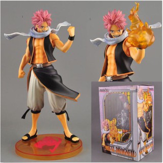 Fairy Tail Natsu Dragneel Fire Dragon Slayer Lucy Heartfilia 1 8 Collection Figure Shopee Philippines - fire dragon tail roblox