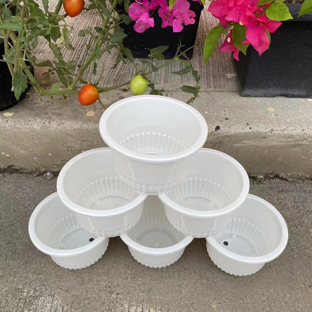 6pcs 6.5"x4" Durable Plastic Pot Flower Pot High Quality Reusable Pots ...