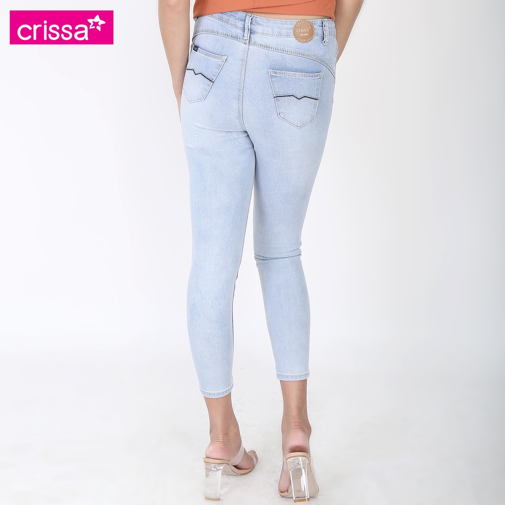 Crissa Distressed Highwaist Jeans CLB28-0348 (Lt.Ws/Distress/Hs ...