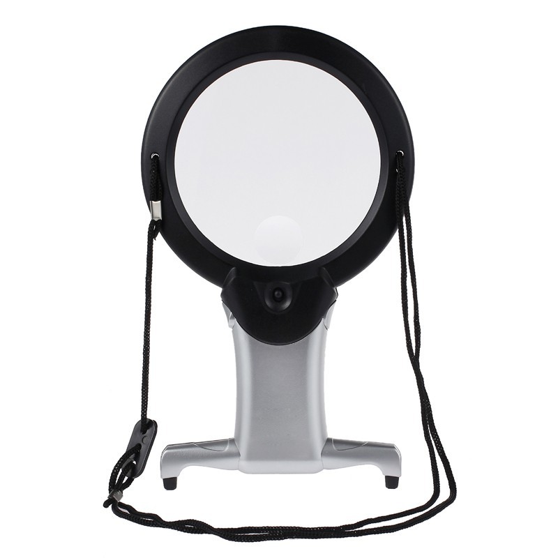 giant large hands free magnifying glass with light led magnifier