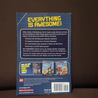 (PRE LOVED BOOK) The LEGO Movie: The Official Movie Handbook with poster