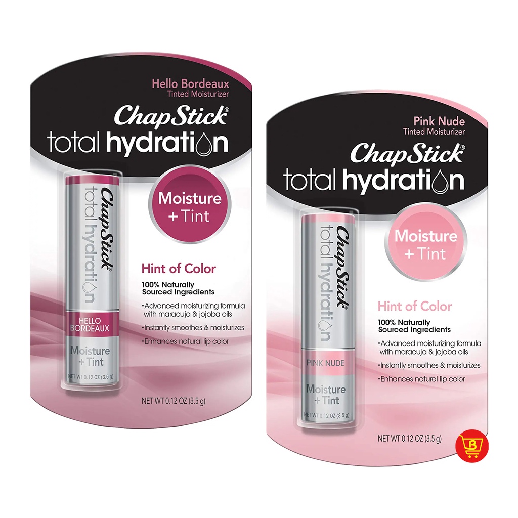 ChapStick Total Hydration Moisture + Tint Lip Balm 3.5g Shopee