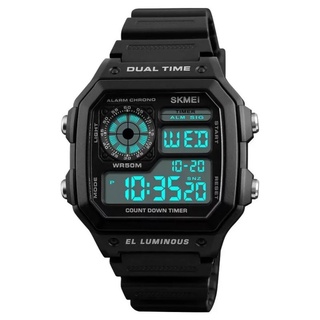 SKMEI 1299 Digital LED Light Sport Dual Time Unisex Watch #2