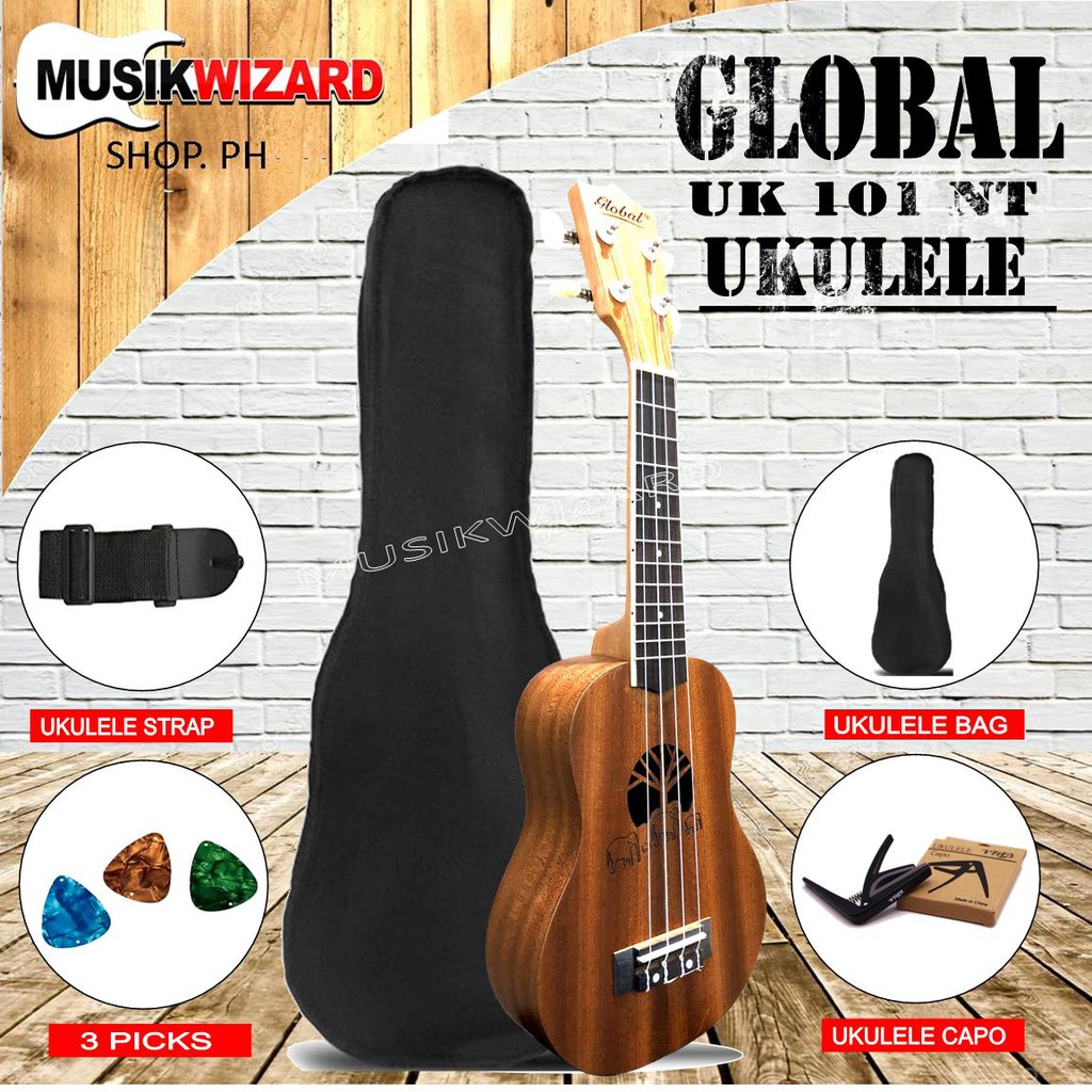 GLOBAL UK101 21" SOPRANO UKULELE Shopee Philippines