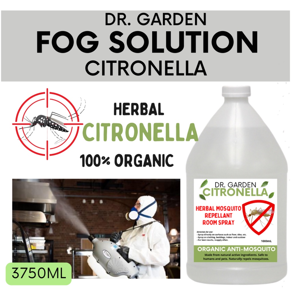 Dr. Garden Citronella FOG SOLUTION Anti Mosquito Room Spray Fogging