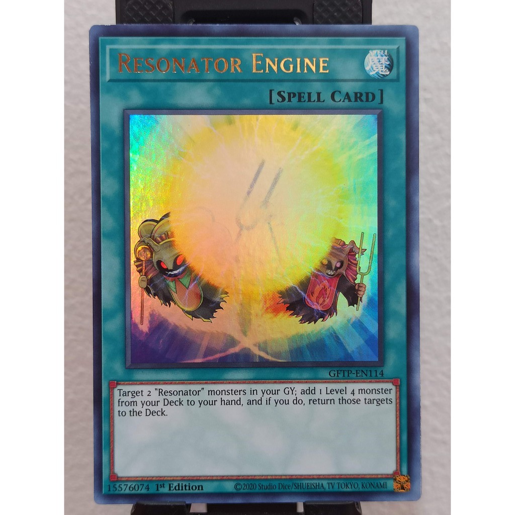 YuGiOh! Resonator Engine (GFTP EN114) 1st Edition Shopee Philippines