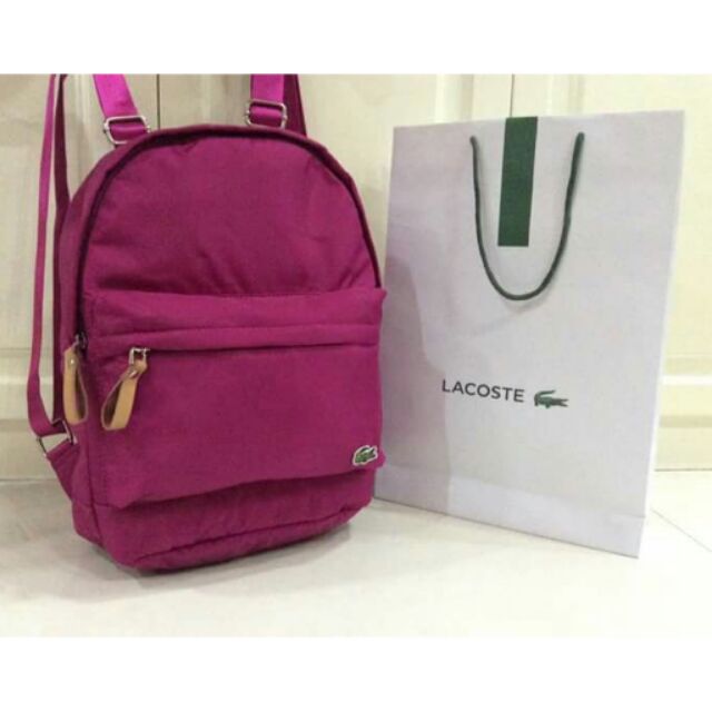 Lacoste backpack | Shopee Philippines