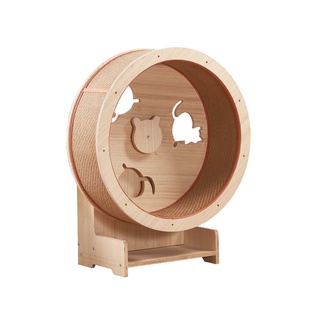 Cat Treadmill Large Climbing Frame Wheel Running Toy Roller Type Solid Wood Pet Furniture Litter #9