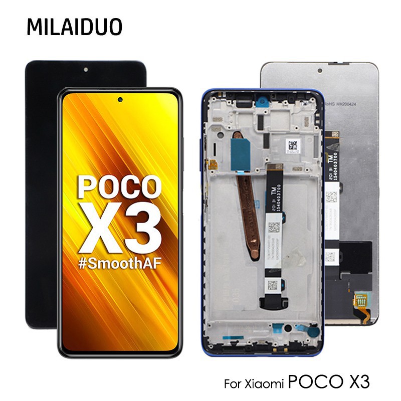 LCD for Xiaomi Poco X3 LCD With Touch Screen Digitizer Assembly for Xiaomi  Poco X3 LCD Replacement | Shopee Philippines