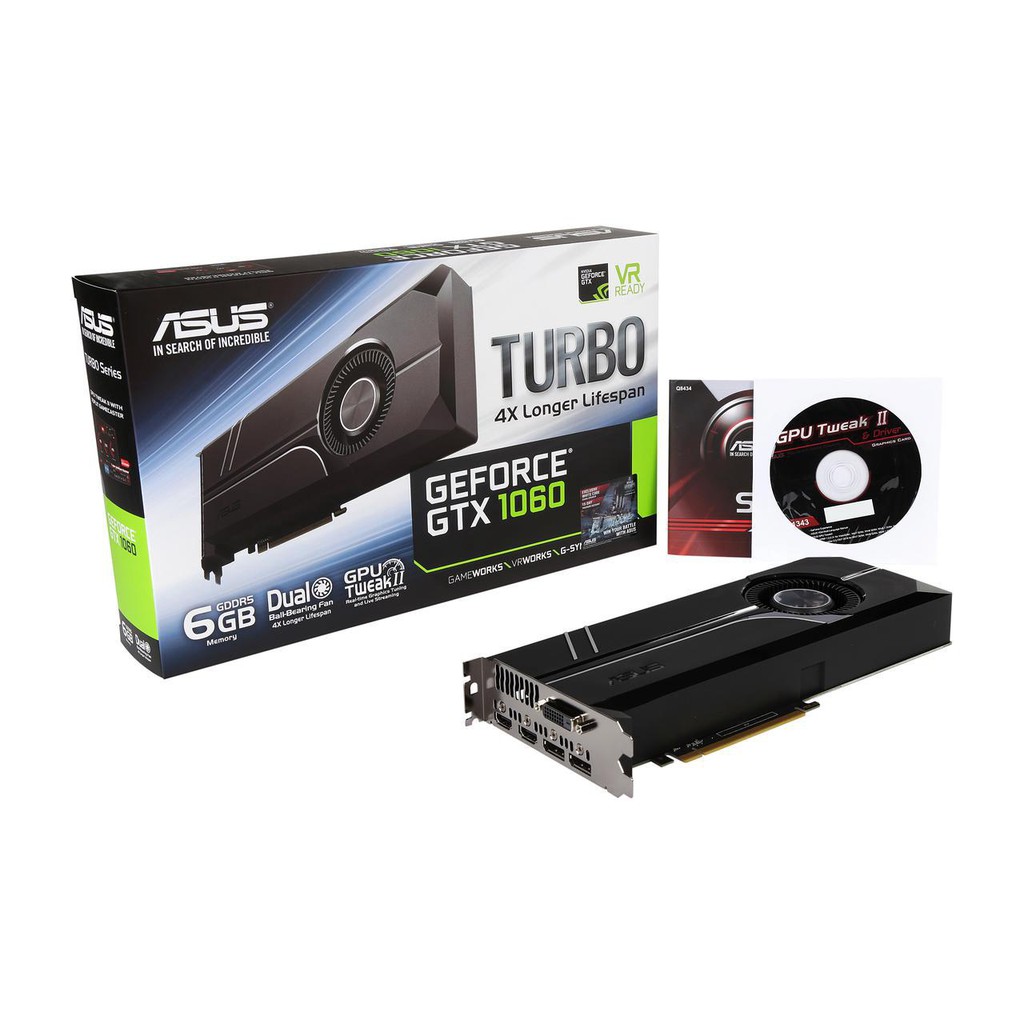 完動品】ASUS TURBO GTX1060 6G グラフィックボード - PCパーツ