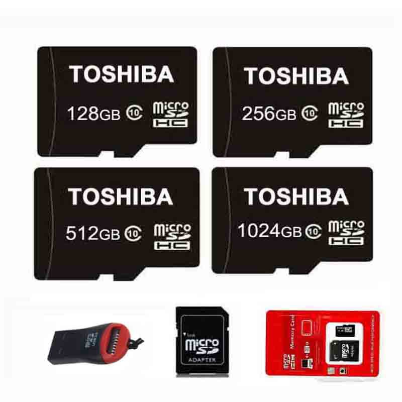 1-512GB Micro TF Card  Class 10 Memory Card Flash With Adapter Micro SD* Cards