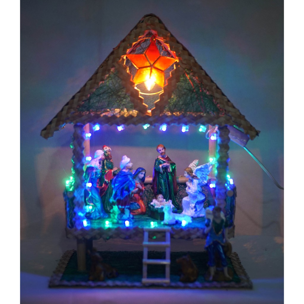 Christmas Belen with Lights (Small) | Shopee Philippines