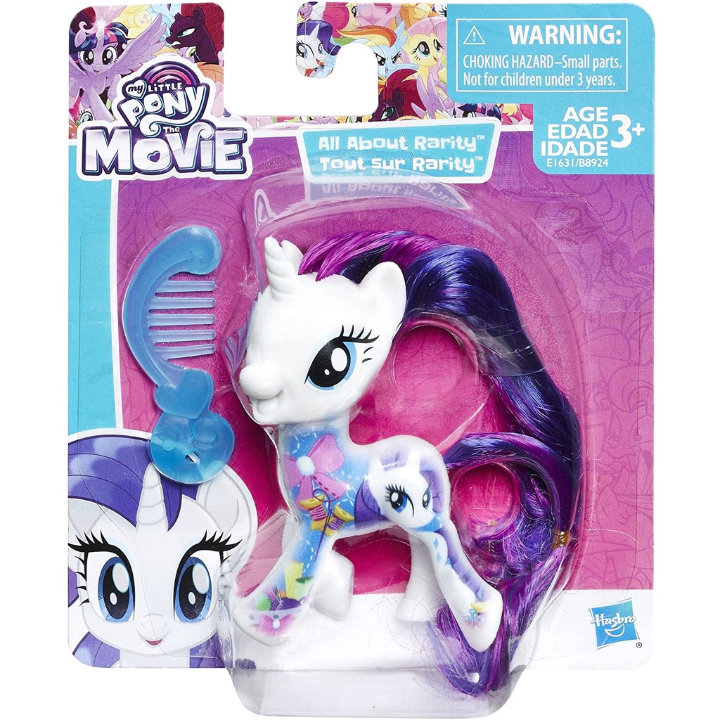 My Little Pony All About Rarity Tout Sur Rarity Fashion Doll E1631 ...