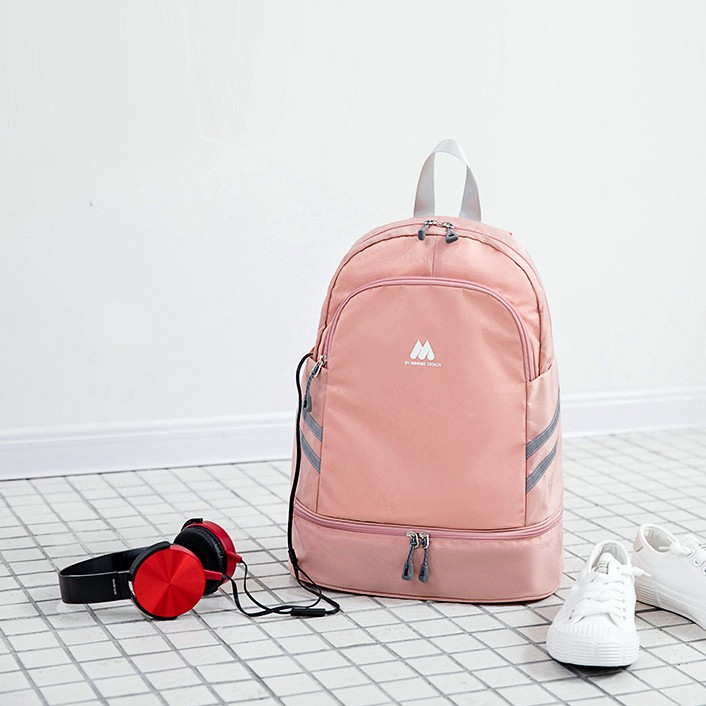 backpack with shoe compartment