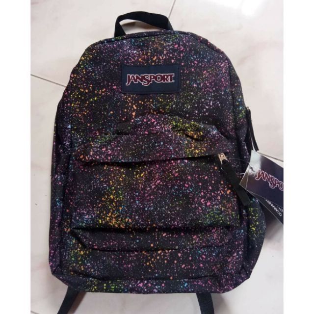 jansport backpack galaxy print