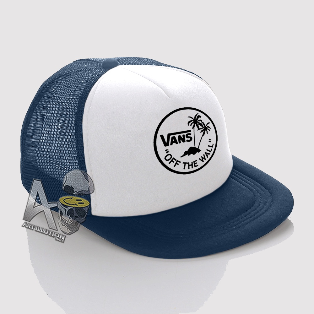 Distro Jaring Snapback Hats/Trucker Snapback Hats - Vans Of The Wall Beach Caps Latest Logo Models PREMIUM QUALITY ST011