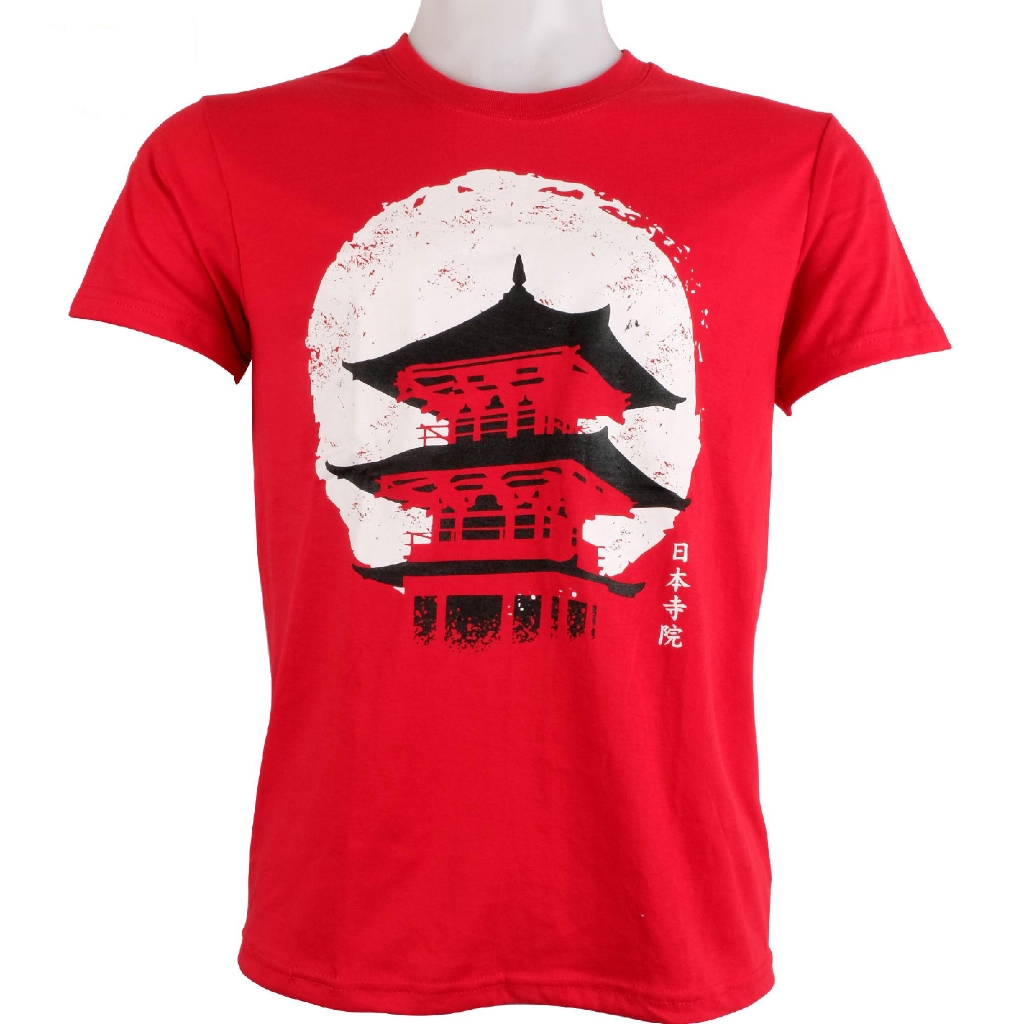 graphic tee with red