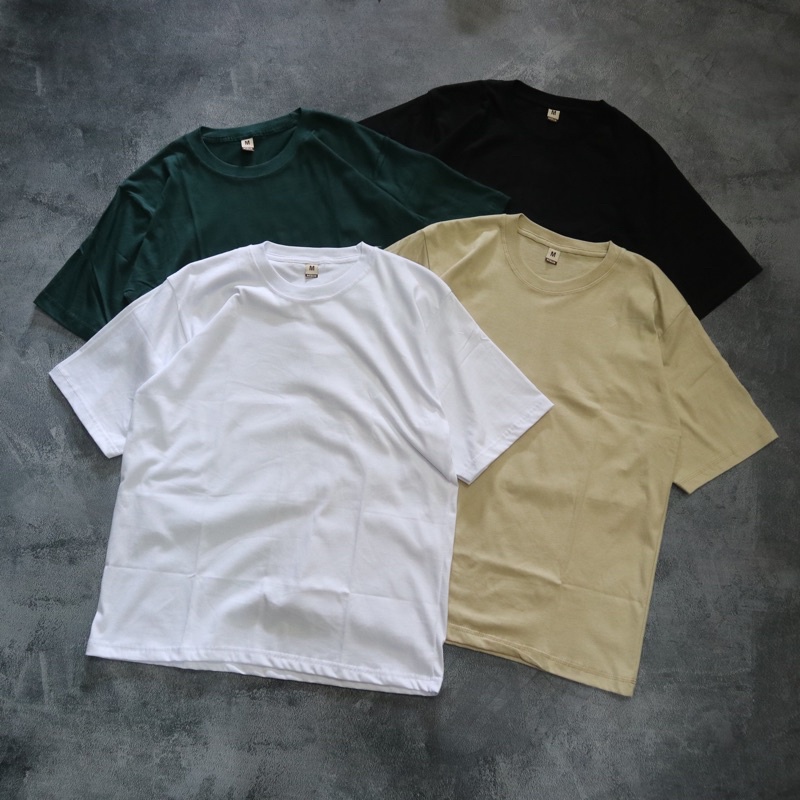 T-shirt Oversize Polos Premium 20s | Shopee Philippines