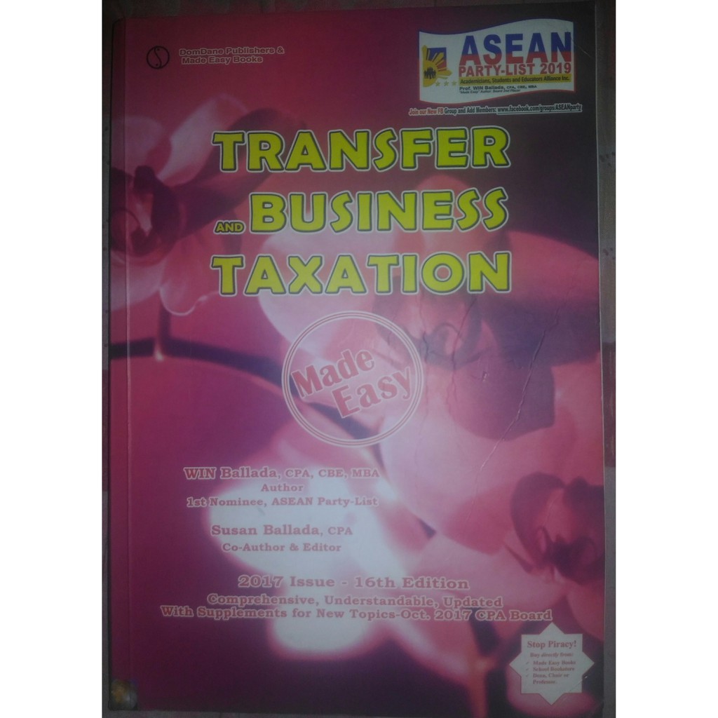 Transfer and Business Taxation Book | Shopee Philippines - 1024 x 1024 jpeg 123kB