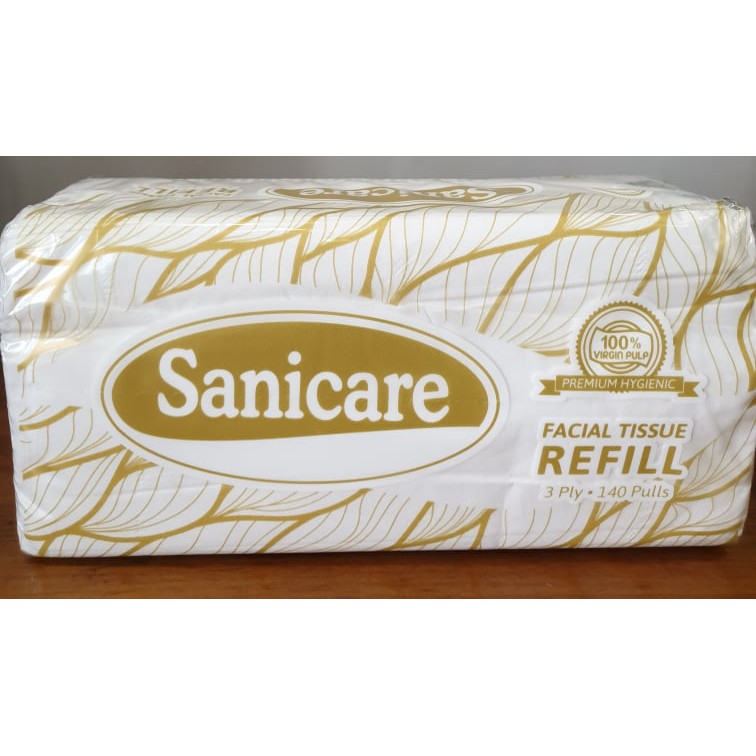 Sanicare Premium Facial Tissure Refill 3ply 140pulls 1Pack Shopee