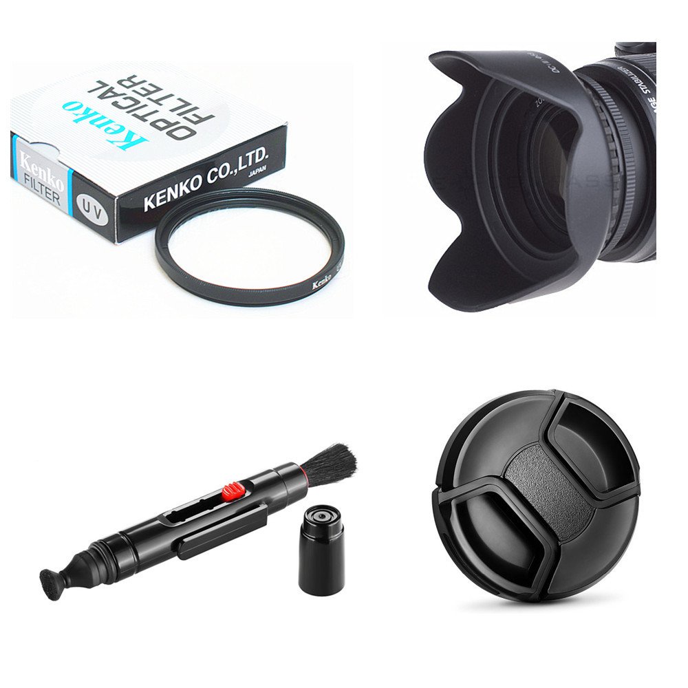 UV Filter + Lens Hood + Lens Cap + Cleaning pen for Panasonic Lumix FZ30 FZ50 FZ70 FZ72 DMC-FZ70 DMC #1
