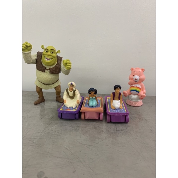 Shrek Aladdin And Care Bears Small Toy Figure Shopee Philippines