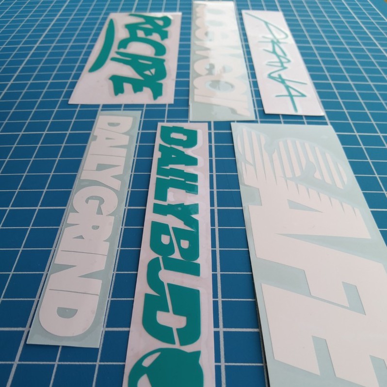 1 set Sticker Set (racewear, SAFE, DAILY BUDOL, AKANA, RECIPE, DAILY ...