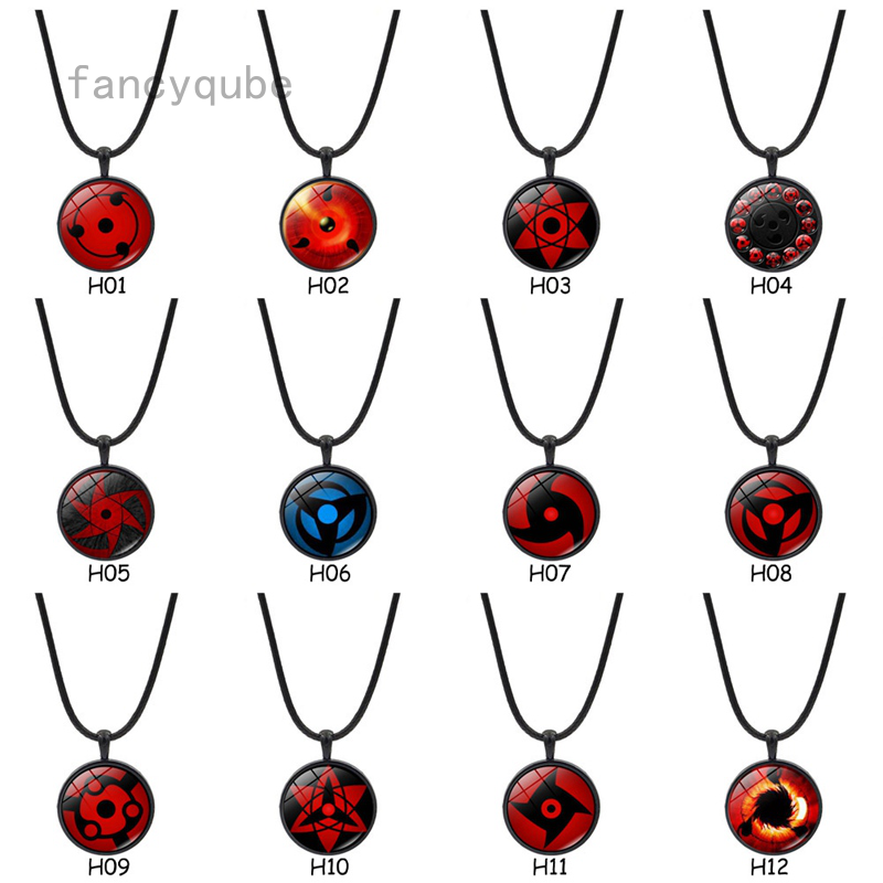New Naruto Sharingan Eye Necklace Vintage Naruto Jewelry National Style