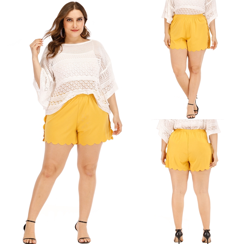 women's plus size casual shorts